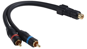 Z200FM .75' Liberty Z200 Specialty Audio Splitter cable RCA female to 2 RCA male