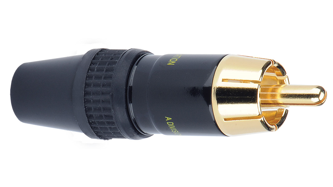 ZD03 Premium RCA male for 7.5mm and smaller video cable