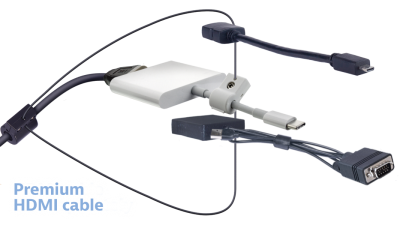 DL-AR15793-P06 DigitaLinx Secure Adapter Ring with 3 Adapters