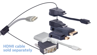 DL-AR9241 DigitaLinx Secure Adapter Ring with 7 Adapters