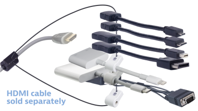 DL-AR14098 DigitaLinx Secure Adapter Ring with 7 Adapters