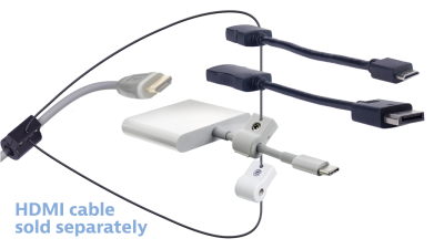 DL-AR13868 DigitaLinx Secure Adapter Ring with 3 Adapters