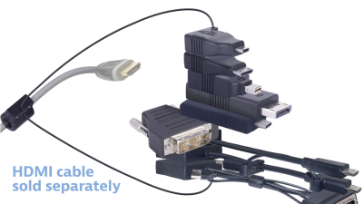 DL-AR12736 DigitaLinx Secure Adapter Ring with 9 Adapters