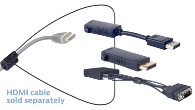 DL-AR9776 DigitaLinx Secure Adapter Ring with 3 Adapters