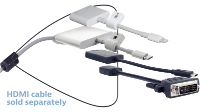 DL-AR11613 DigitaLinx Secure Adapter Ring with 4 Adapters