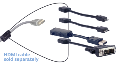 DL-AR12626 DigitaLinx Secure Adapter Ring with 4 Adapters