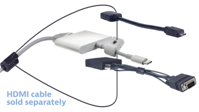 DL-AR15793 DigitaLinx Secure Adapter Ring with 3 Adapters