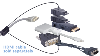 DL-AR14314 DigitaLinx Secure Adapter Ring with 6 Adapters