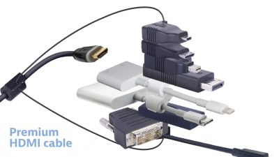 DL-AR10199-P06 DigitaLinx Secure Adapter Ring with 9 Adapters