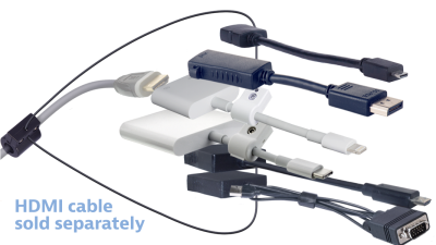 DL-AR11594 DigitaLinx Secure Adapter Ring with 6 Adapters