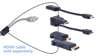 DL-AR9784 DigitaLinx Secure Adapter Ring with 5 Adapters