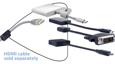 DL-AR12293 DigitaLinx Secure Adapter Ring with 4 Adapters