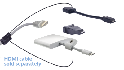 DL-AR10777 DigitaLinx Secure Adapter Ring with 3 Adapters