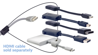 DL-AR10262 DigitaLinx Secure Adapter Ring with 5 Adapters