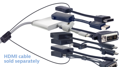 DL-AR9709 DigitaLinx Secure Adapter Ring with 8 Adapters