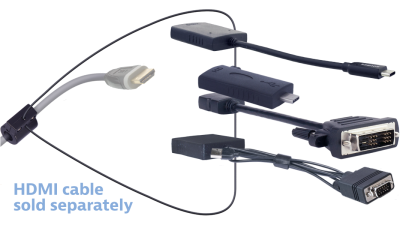 DL-AR13817 DigitaLinx Secure Adapter Ring with 4 Adapters