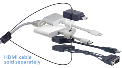 DL-AR14692 DigitaLinx Secure Adapter Ring with 5 Adapters