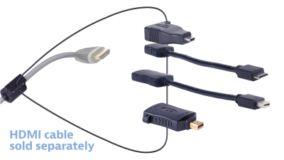 DL-AR10373 DigitaLinx Secure Adapter Ring with 4 Adapters