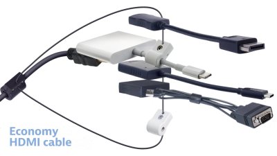 DL-AR9054-E03 DigitaLinx Secure Adapter Ring with 4 Adapters