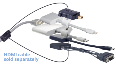 DL-AR14868 DigitaLinx Secure Adapter Ring with 5 Adapters