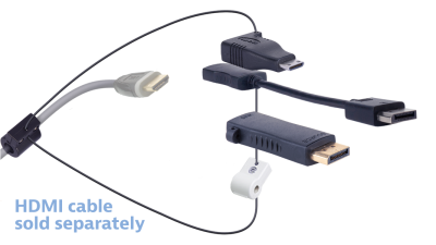 DL-AR13066 DigitaLinx Secure Adapter Ring with 3 Adapters