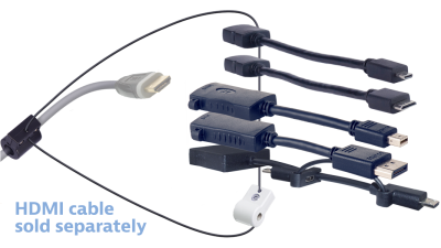 DL-AR9656 DigitaLinx Secure Adapter Ring with 5 Adapters