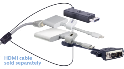 DL-AR14128 DigitaLinx Secure Adapter Ring with 4 Adapters