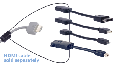 DL-AR9117 DigitaLinx Secure Adapter Ring with 4 Adapters