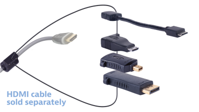 DL-AR11207 DigitaLinx Secure Adapter Ring with 4 Adapters