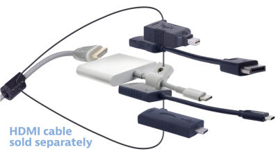 DL-AR12957 DigitaLinx Secure Adapter Ring with 5 Adapters