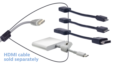 DL-AR10752 DigitaLinx Secure Adapter Ring with 4 Adapters