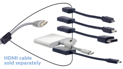 DL-AR12718 DigitaLinx Secure Adapter Ring with 5 Adapters