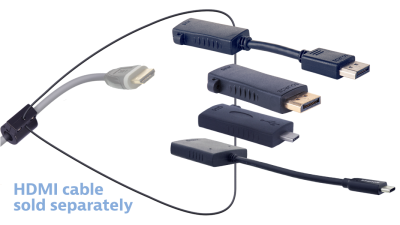 DL-AR9514 DigitaLinx Secure Adapter Ring with 4 Adapters