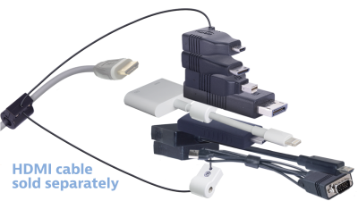 DL-AR11090 DigitaLinx Secure Adapter Ring with 8 Adapters