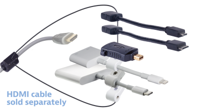 DL-AR12503 DigitaLinx Secure Adapter Ring with 5 Adapters