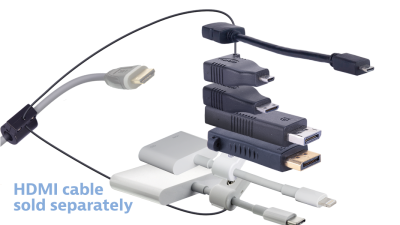 DL-AR10783 DigitaLinx Secure Adapter Ring with 7 Adapters