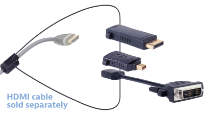 DL-AR9198 DigitaLinx Secure Adapter Ring with 3 Adapters