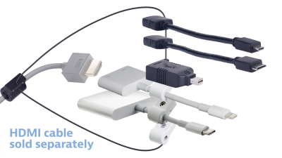 DL-AR3716 DigitaLinx Secure Adapter Ring with 5 Adapters