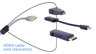 DL-AR13771 DigitaLinx Secure Adapter Ring with 3 Adapters