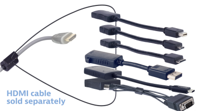 DL-AR9982 DigitaLinx Secure Adapter Ring with 6 Adapters