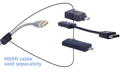 DL-AR11551 DigitaLinx Secure Adapter Ring with 3 Adapters