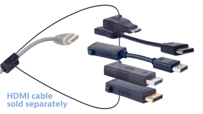 DL-AR16397 DigitaLinx Secure Adapter Ring with 5 Adapters