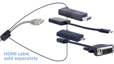 DL-AR13160 DigitaLinx Secure Adapter Ring with 4 Adapters