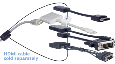 DL-AR15637 DigitaLinx Secure Adapter Ring with 5 Adapters