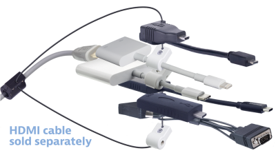 DL-AR9351 DigitaLinx Secure Adapter Ring with 7 Adapters