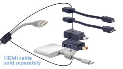 DL-AR14950 DigitaLinx Secure Adapter Ring with 5 Adapters