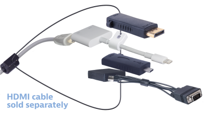 DL-AR13828 DigitaLinx Secure Adapter Ring with 4 Adapters