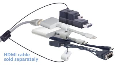 DL-AR9486 DigitaLinx Secure Adapter Ring with 6 Adapters