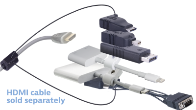 DL-AR11197 DigitaLinx Secure Adapter Ring with 6 Adapters