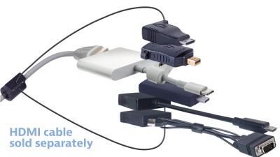 DL-AR16197 DigitaLinx Secure Adapter Ring with 5 Adapters